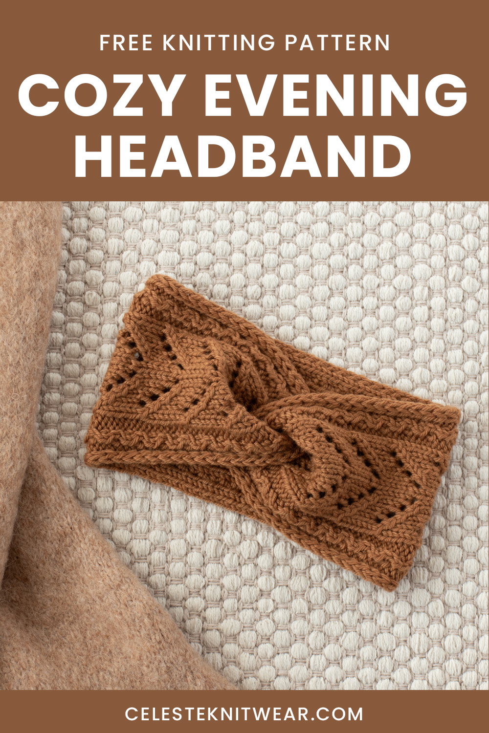 Cozy Evening Headband knitting pattern