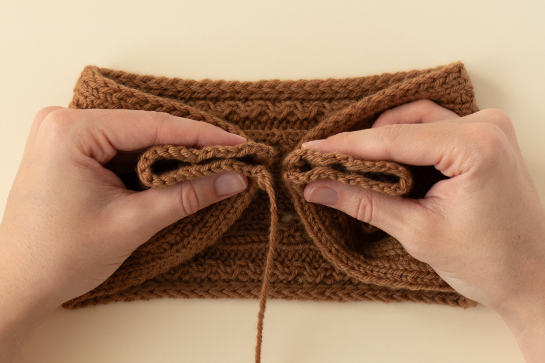 Cozy Evening Headband knitting pattern