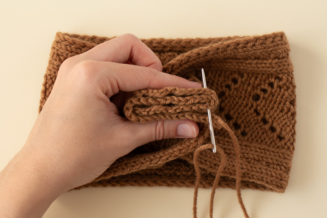 Cozy Evening Headband knitting pattern