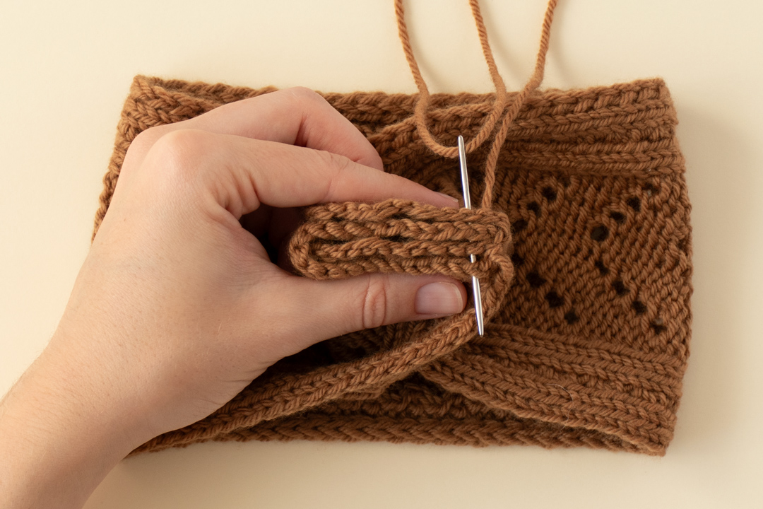 Cozy Evening Headband knitting pattern