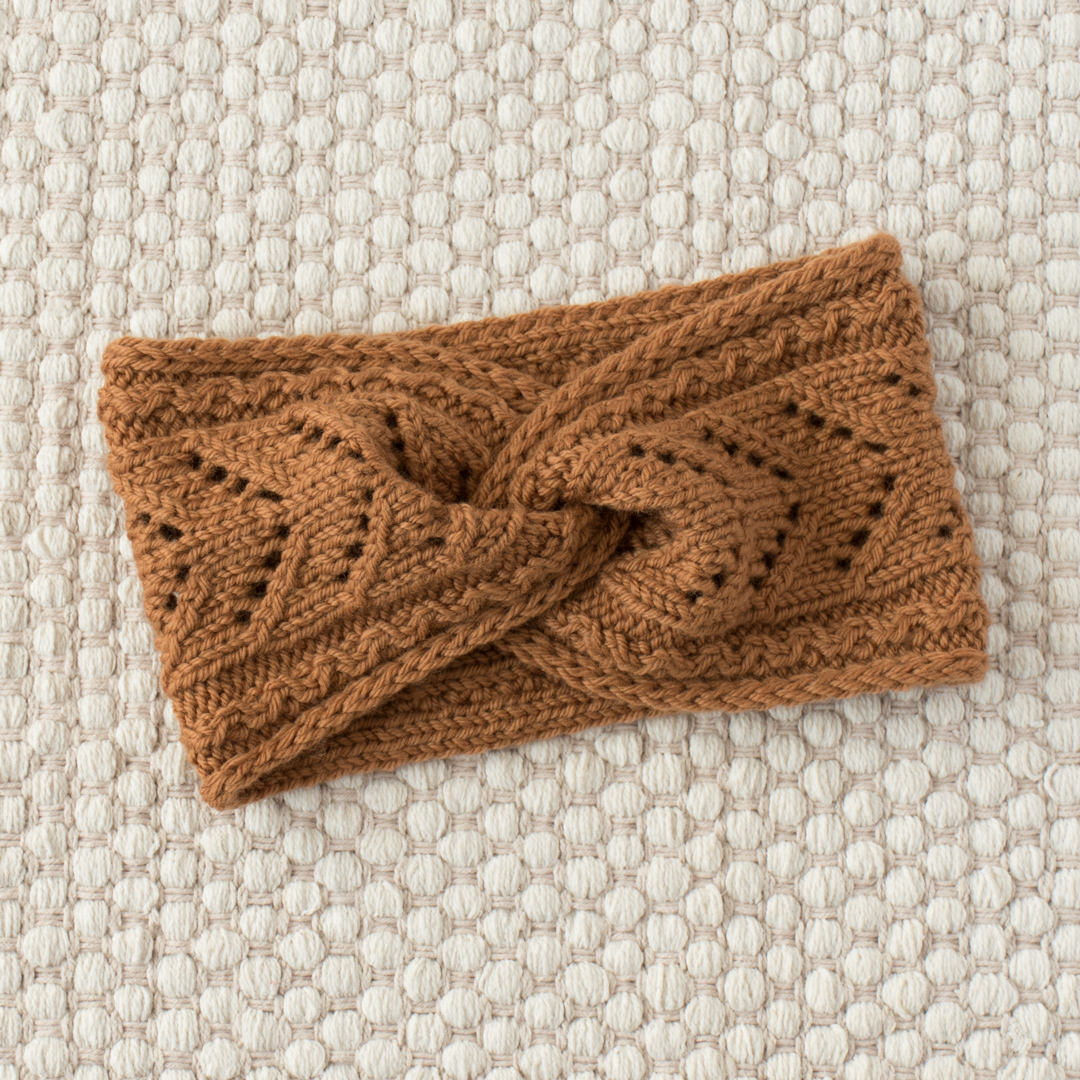Cozy Evening Headband knitting pattern