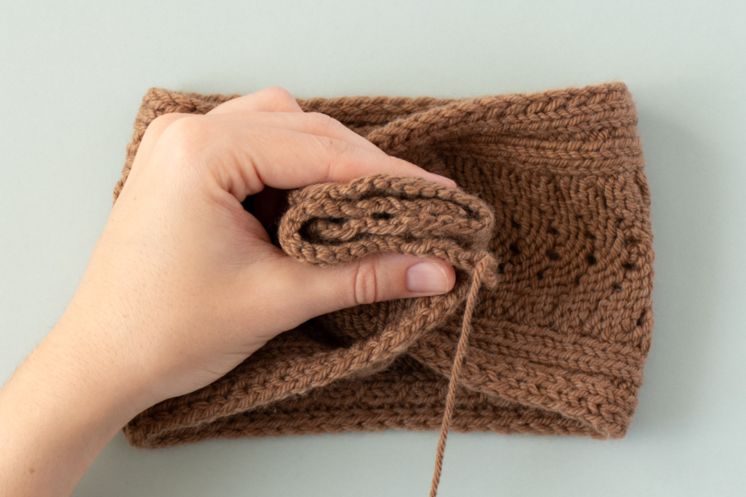 Fern Headband knitting pattern