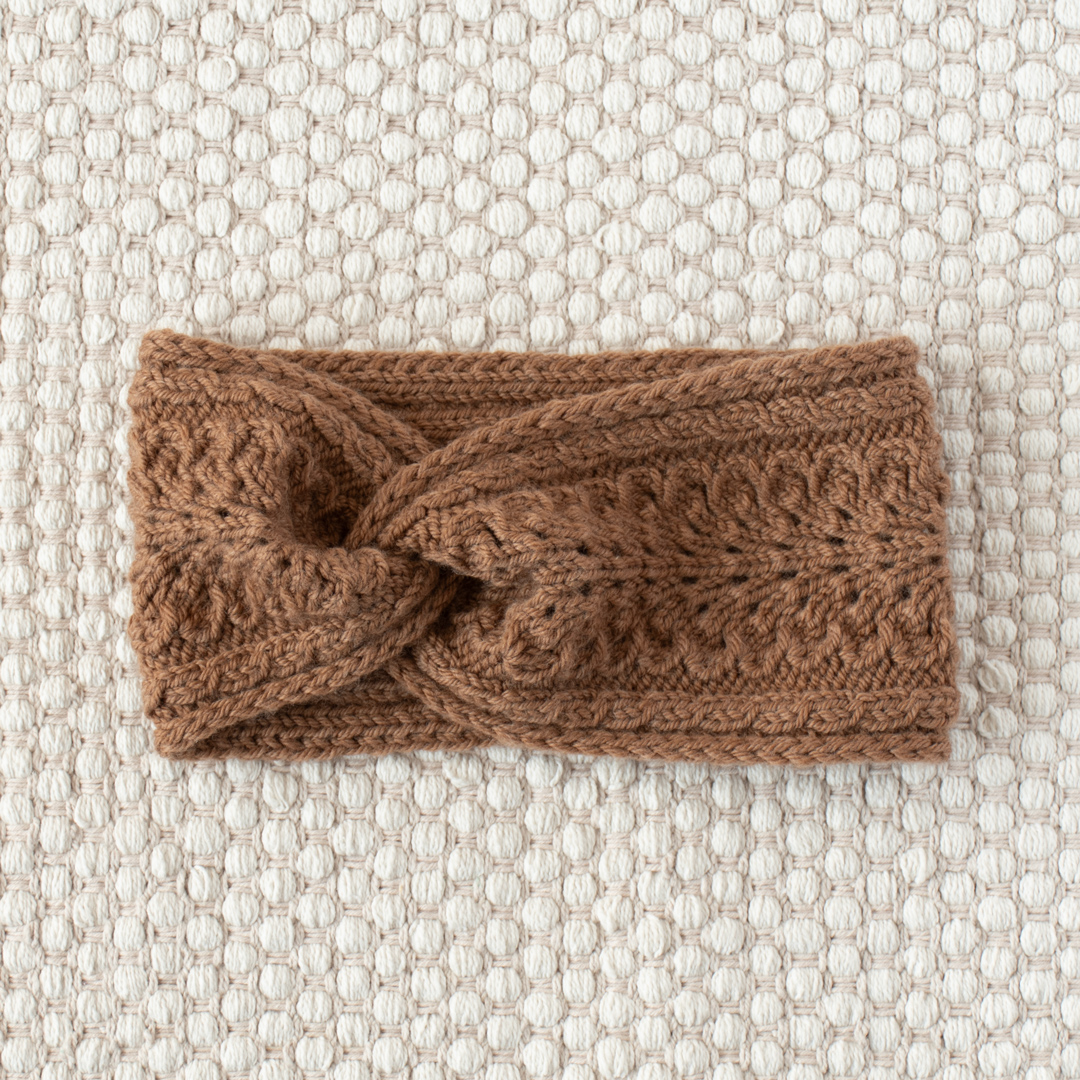 Fern Alley Headband knitting pattern