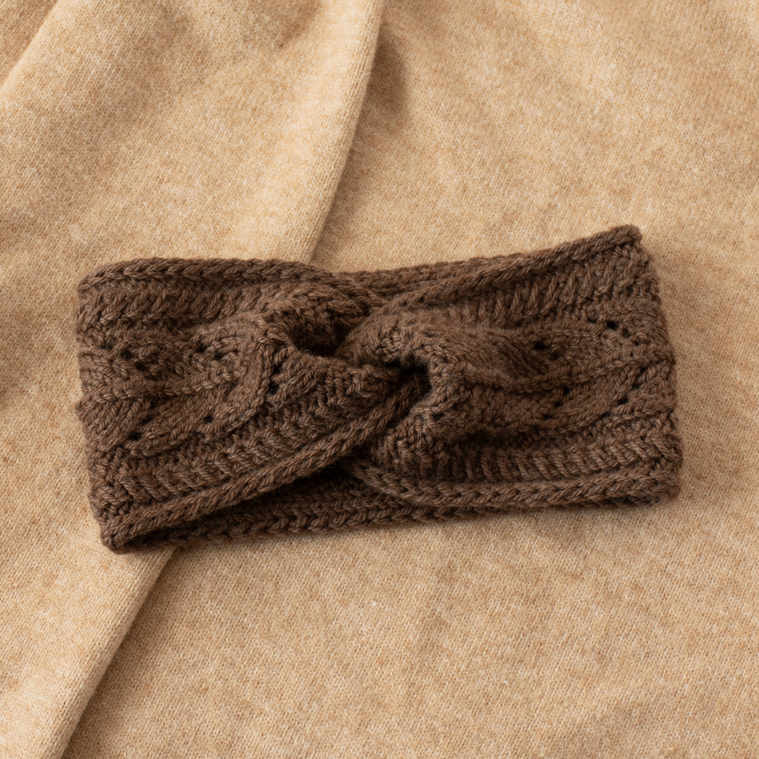 Hot Chocolate Headband knitting pattern