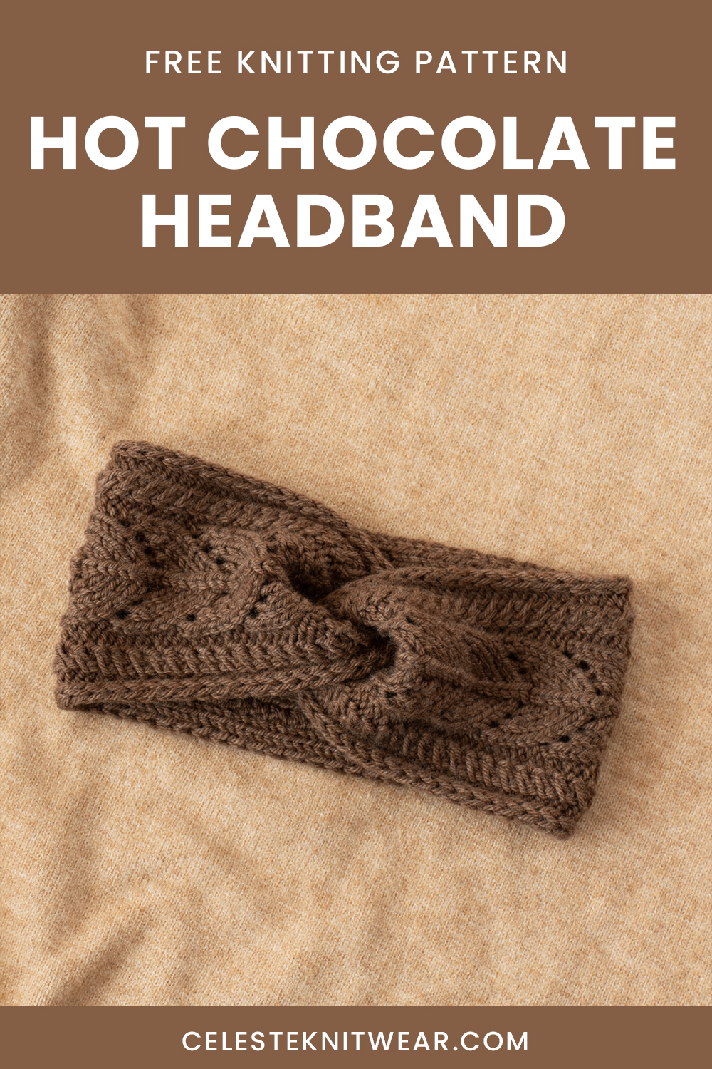 Hot Chocolate Headband knitting pattern