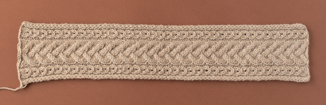 Marble Staircase Headband knitting pattern