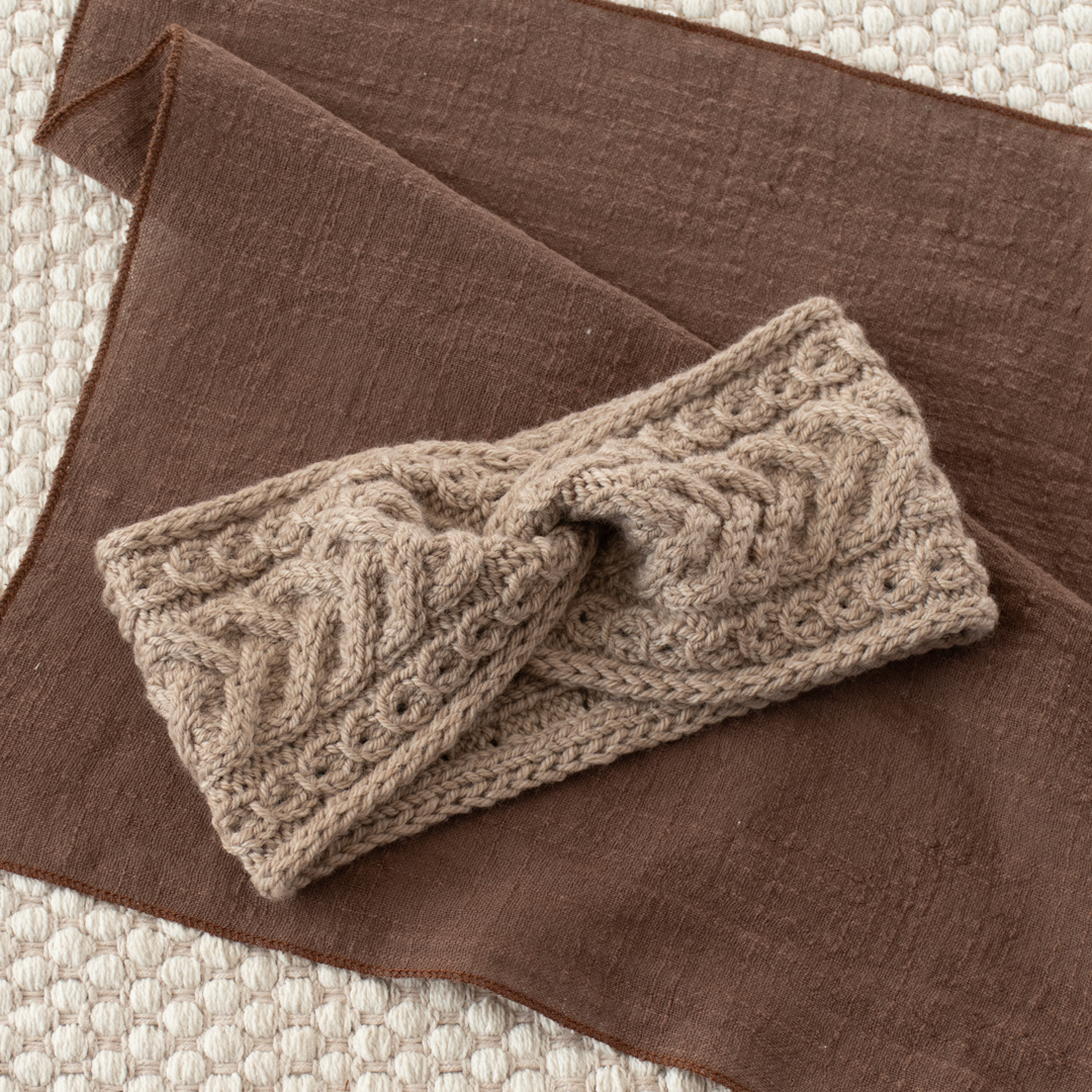 Marble Staircase Headband knitting pattern