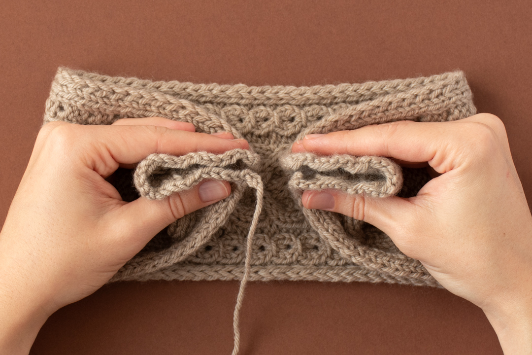 Marble Staircase Headband knitting pattern