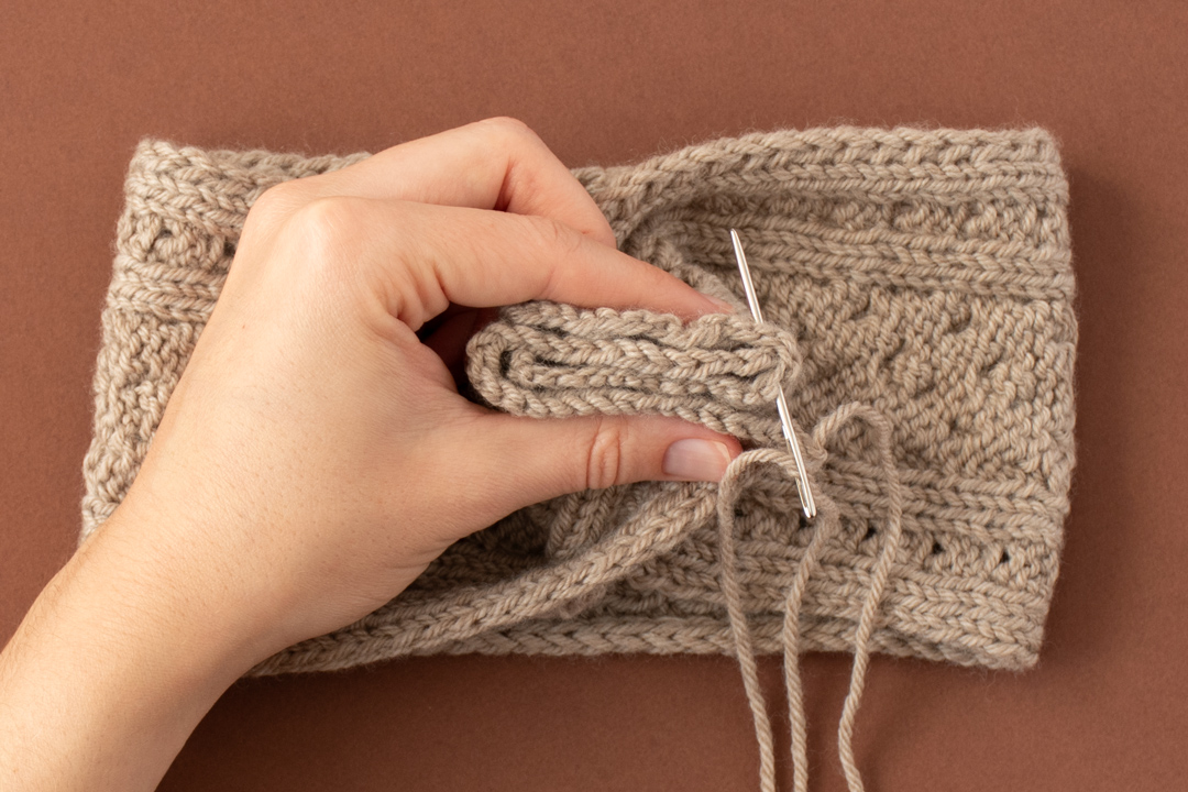 Marble Staircase Headband knitting pattern