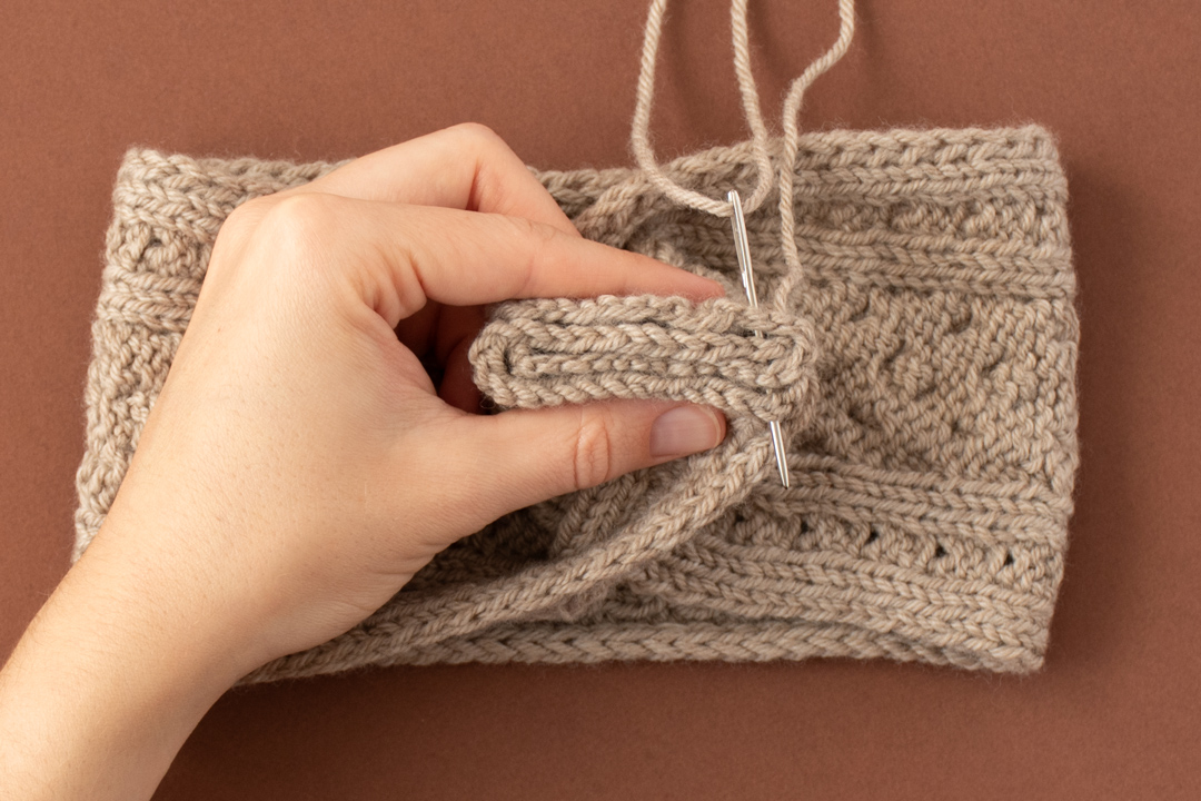 Marble Staircase Headband knitting pattern