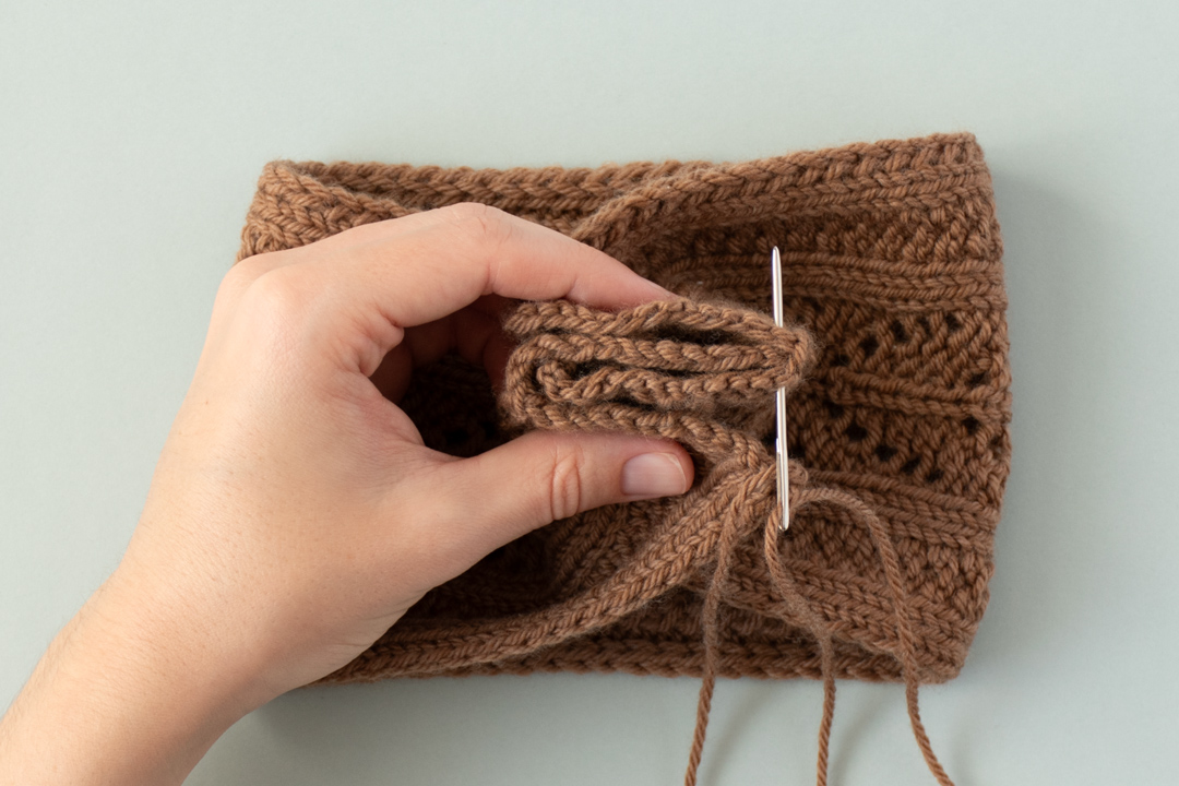 Wheat Field Headband knitting pattern