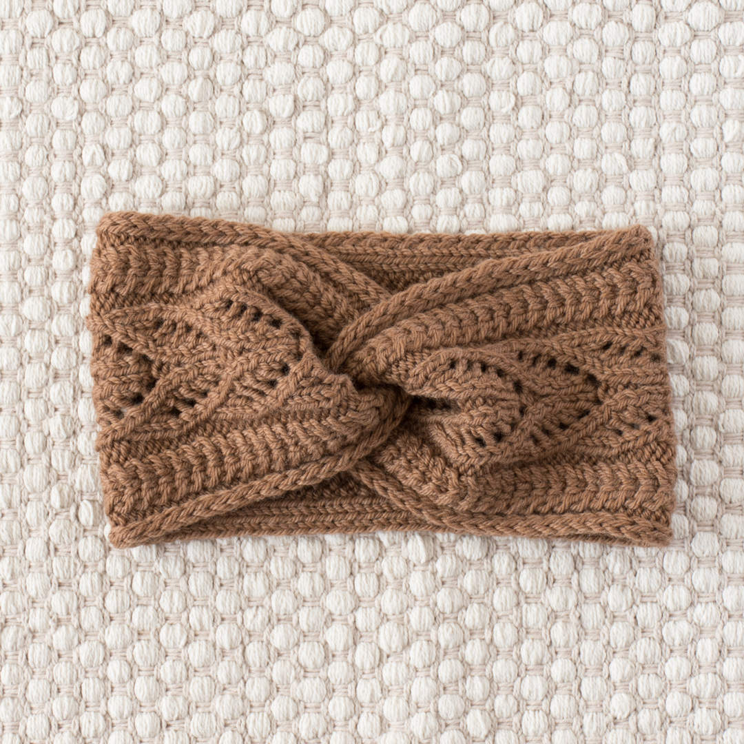 Wheat Field Headband knitting pattern