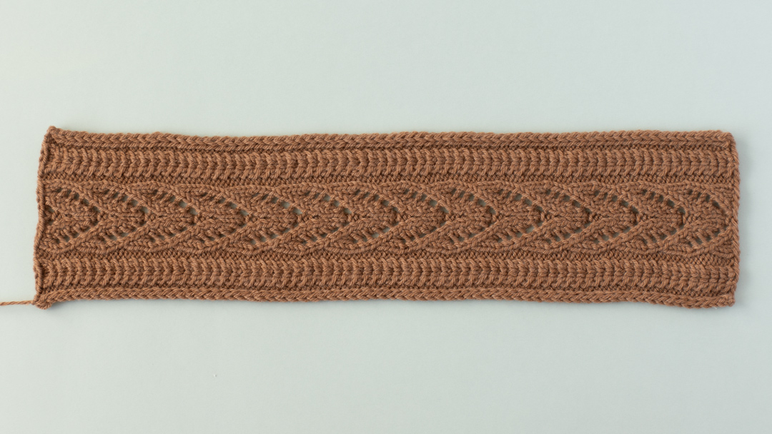 Wheat Field Headband knitting pattern