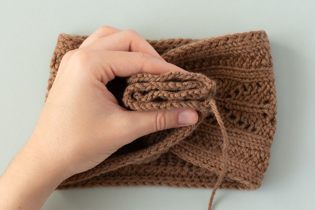 Wheat Field Headband knitting pattern