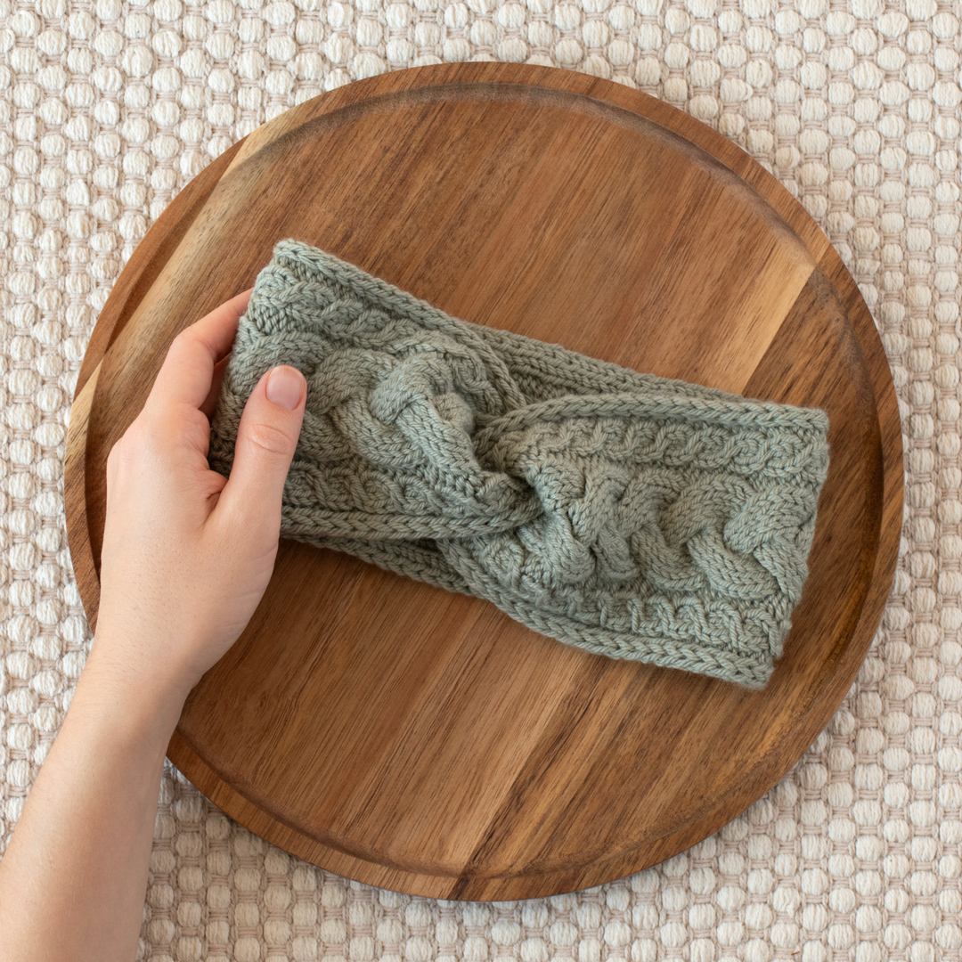 Growing Sage Headband knitting pattern