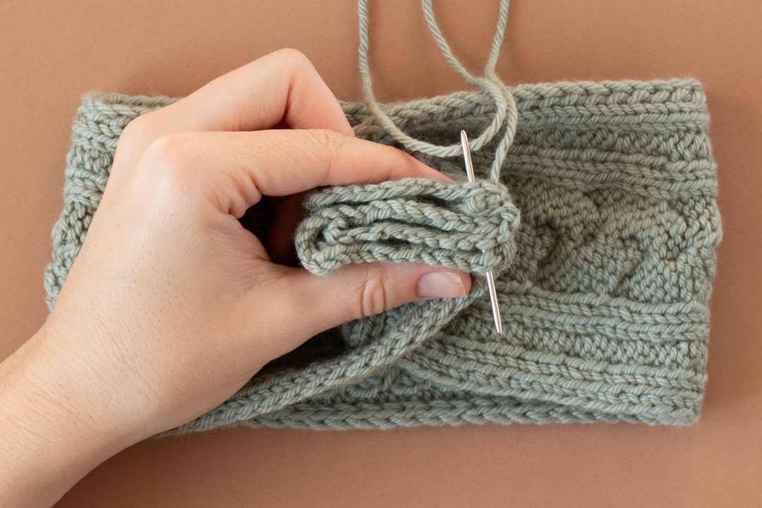 Growing Sage Headband knitting pattern