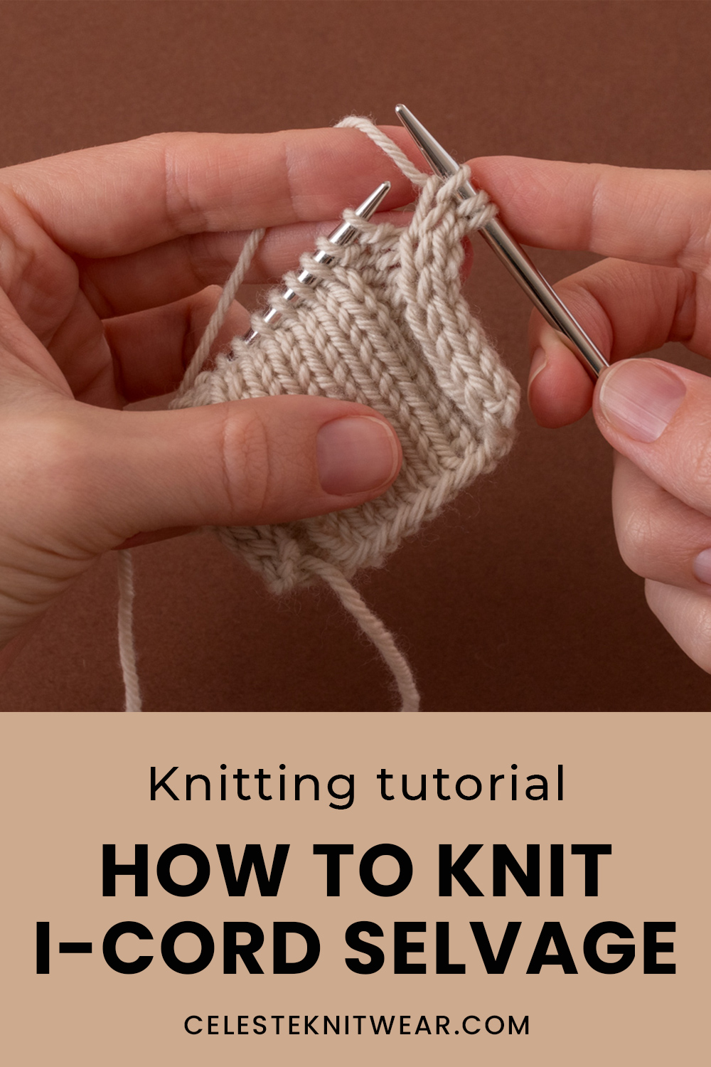 I-cord selvage tutorial