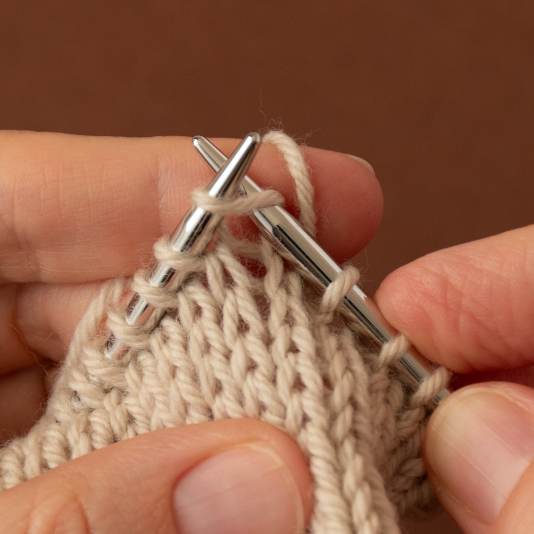 How to knit the knit stitch