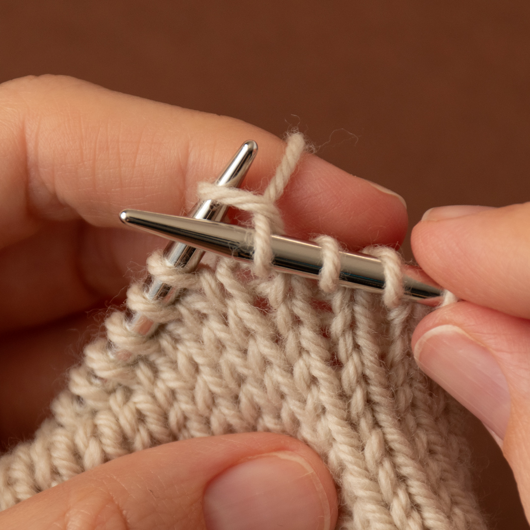 How to knit the knit stitch
