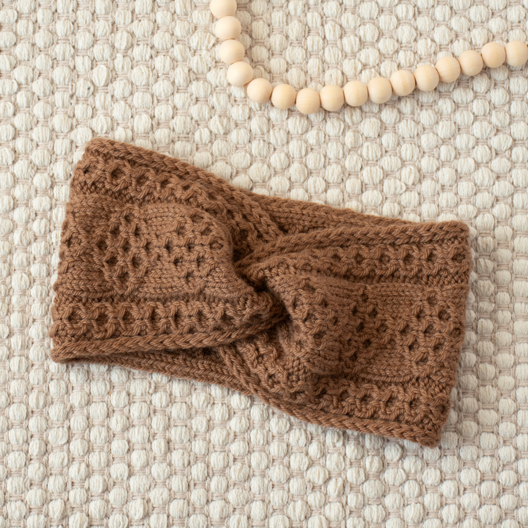 Over the Fence Headband knitting pattern