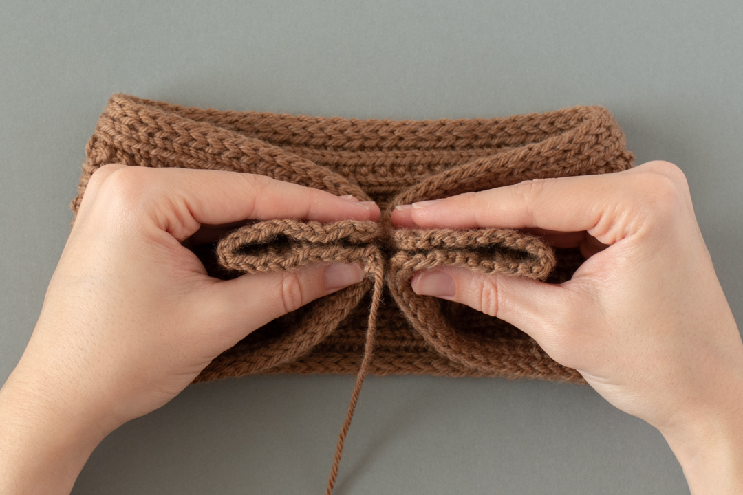 Railroad Headband knitting pattern