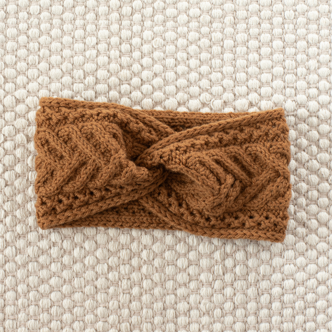 Tangled Roots Headband knitting pattern