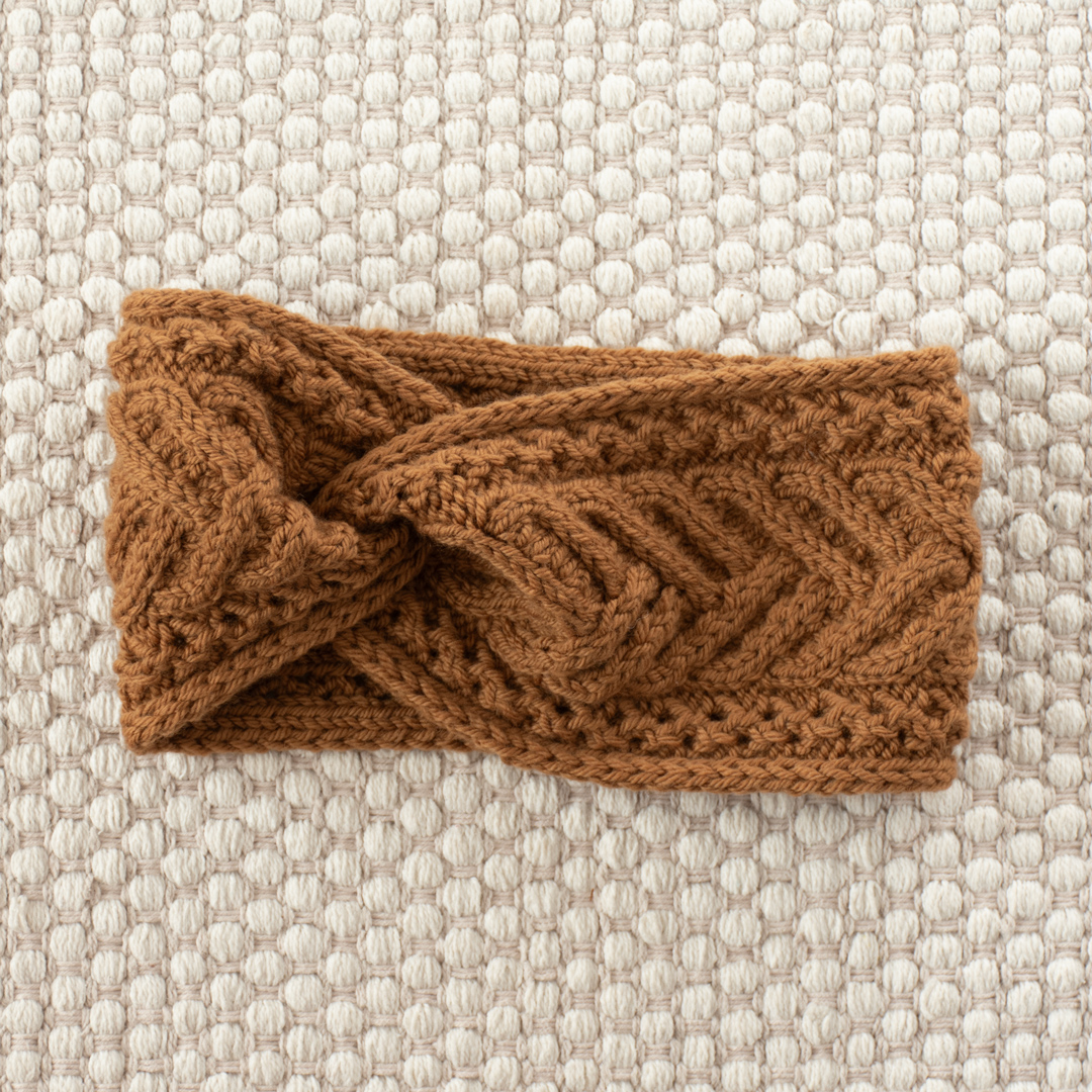 Tangled Roots Headband knitting pattern