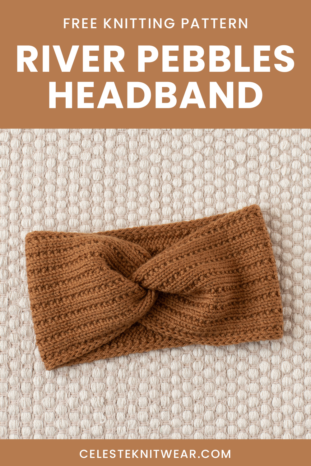 River Pebbles Headband knitting pattern