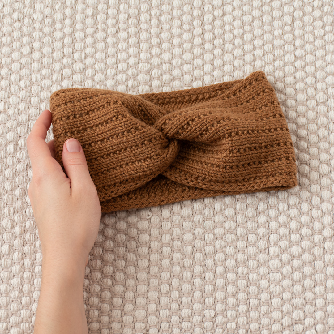 River Pebbles Headband knitting pattern