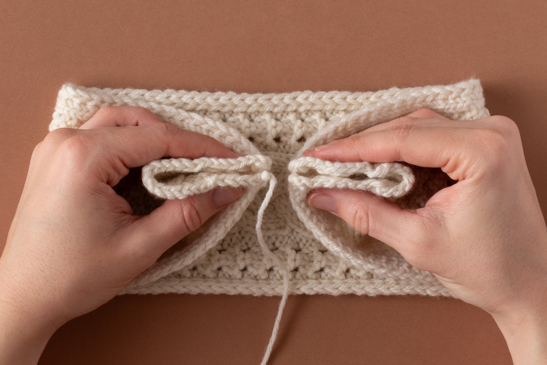 Ice Bridge Headband knitting pattern