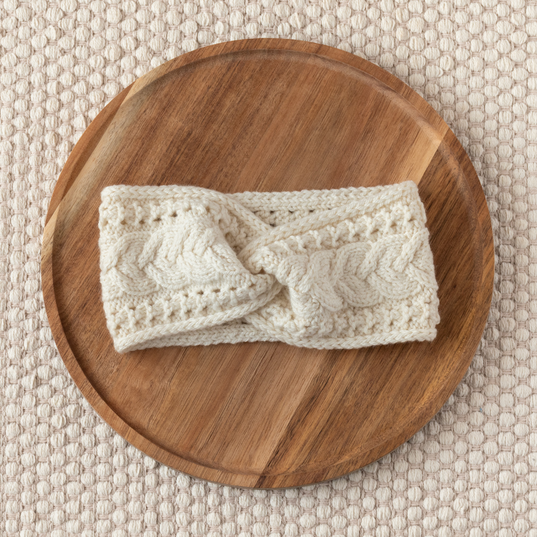 Ice Bridge Headband knitting pattern