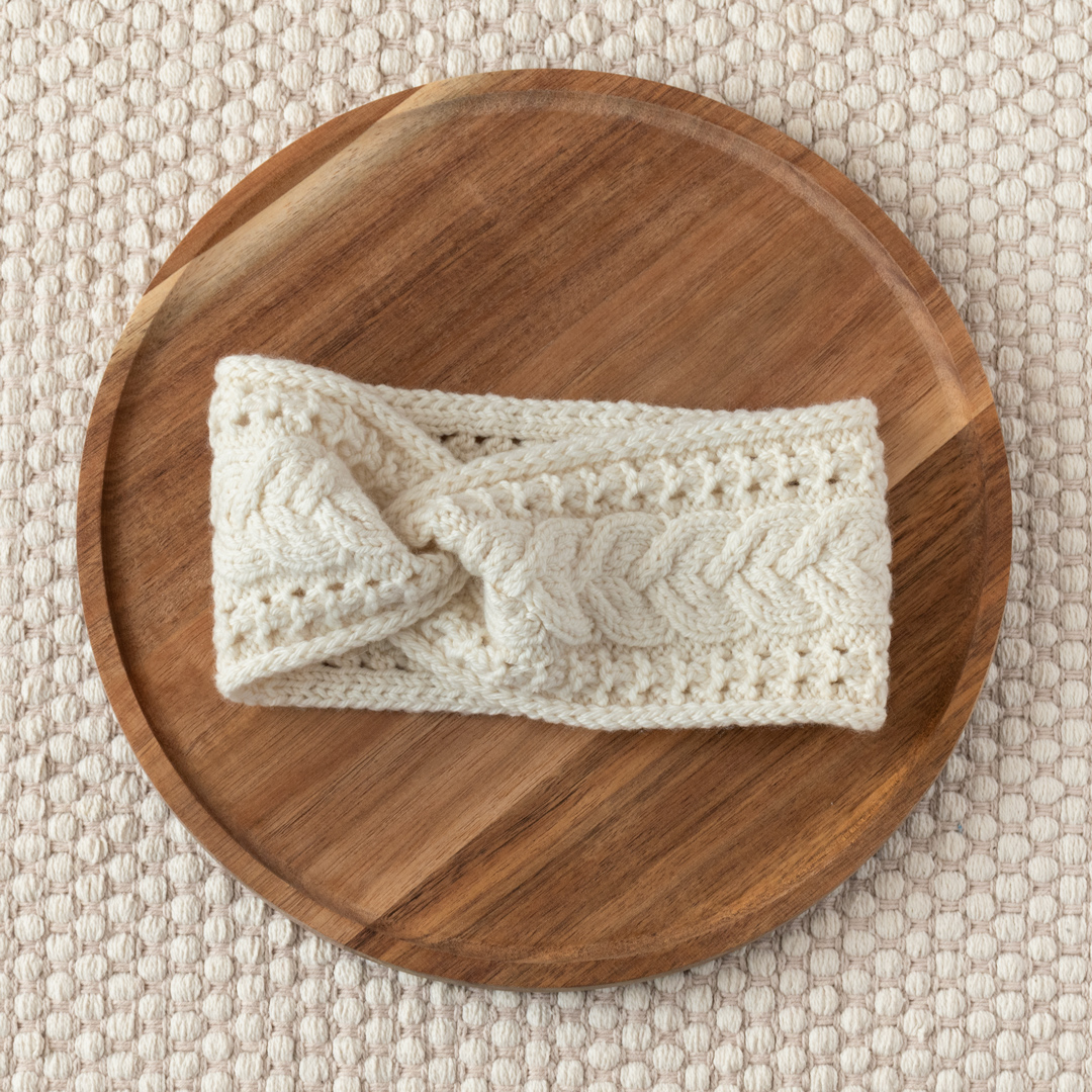 Ice Bridge Headband knitting pattern