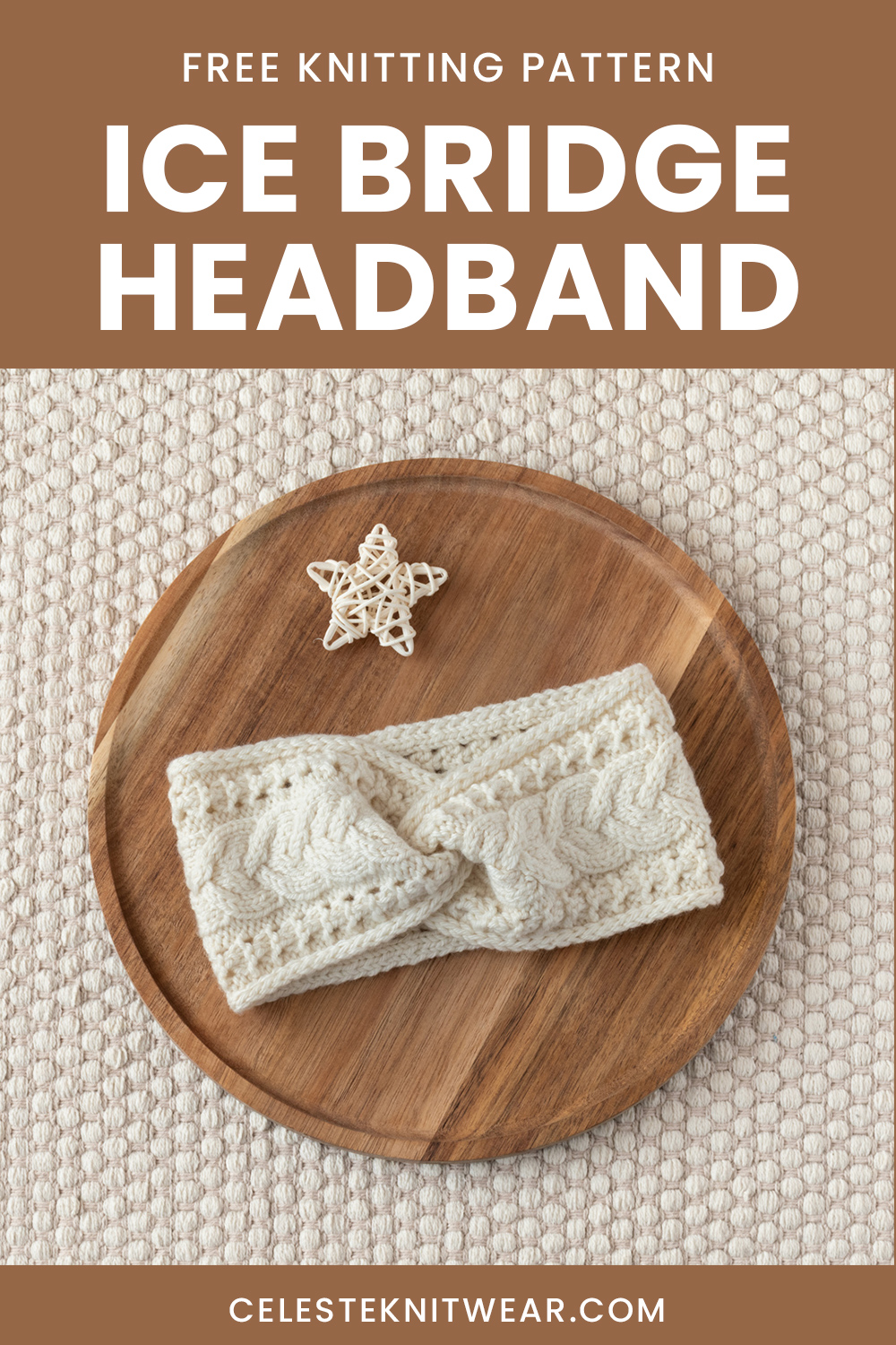Ice Bridge Headband knitting pattern