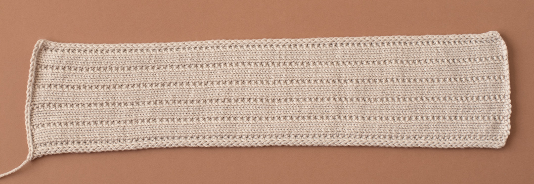 Dew Drops Headband knitting pattern