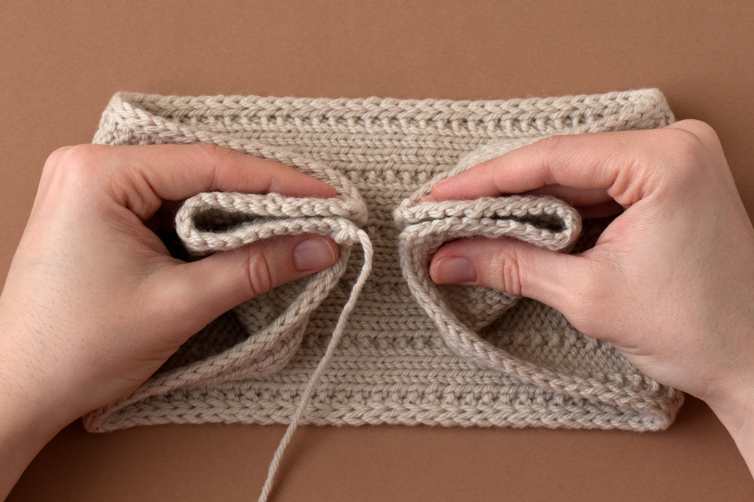 Dew Drops Headband knitting pattern