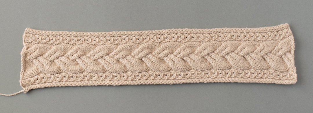Ancient Sculpture Headband knitting pattern