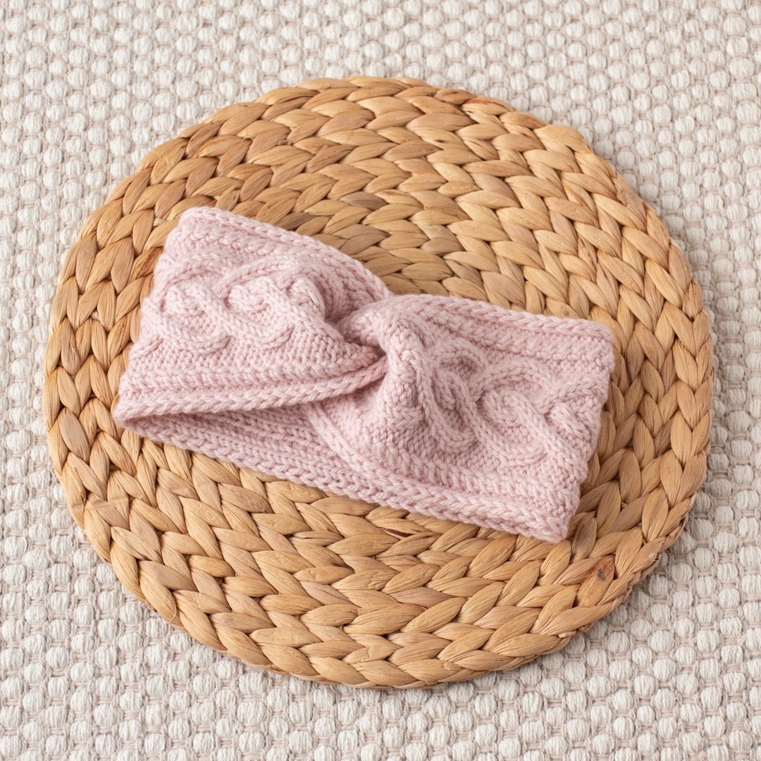 Tender Hearts Headband knitting pattern