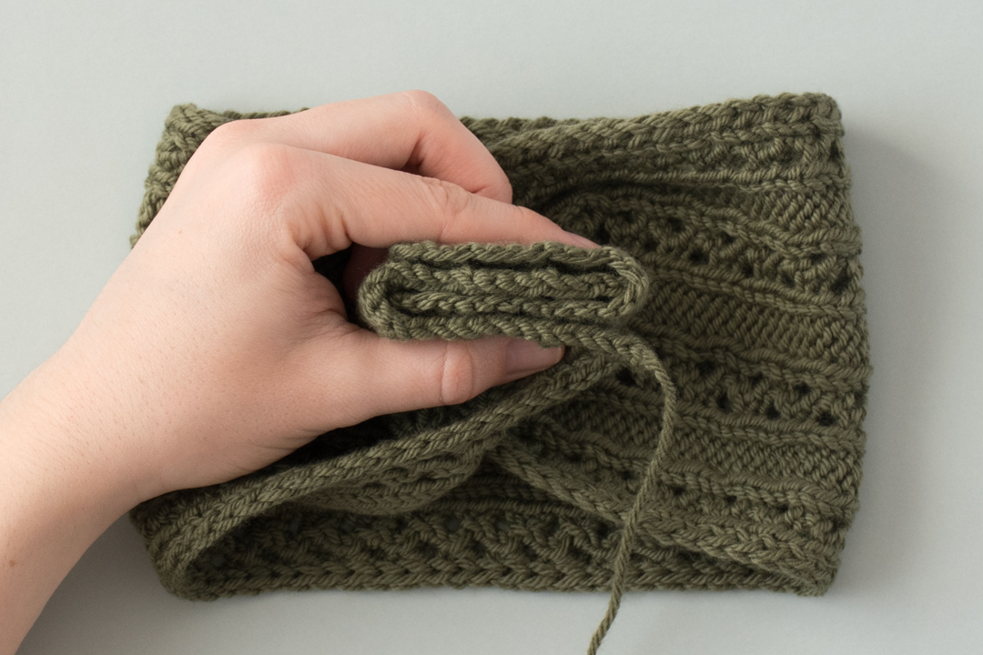 Pristine Forest Headband knitting pattern