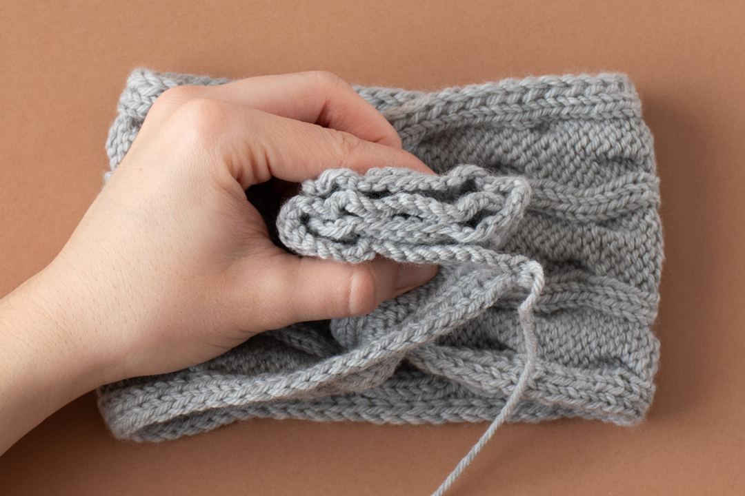 Sea Fog Headband knitting pattern