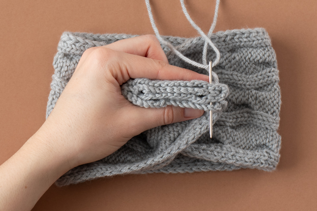 Sea Fog Headband knitting pattern