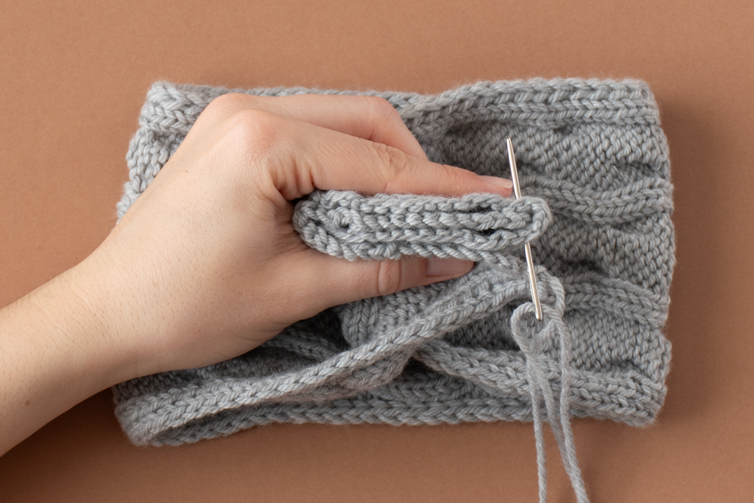 Sea Fog Headband knitting pattern