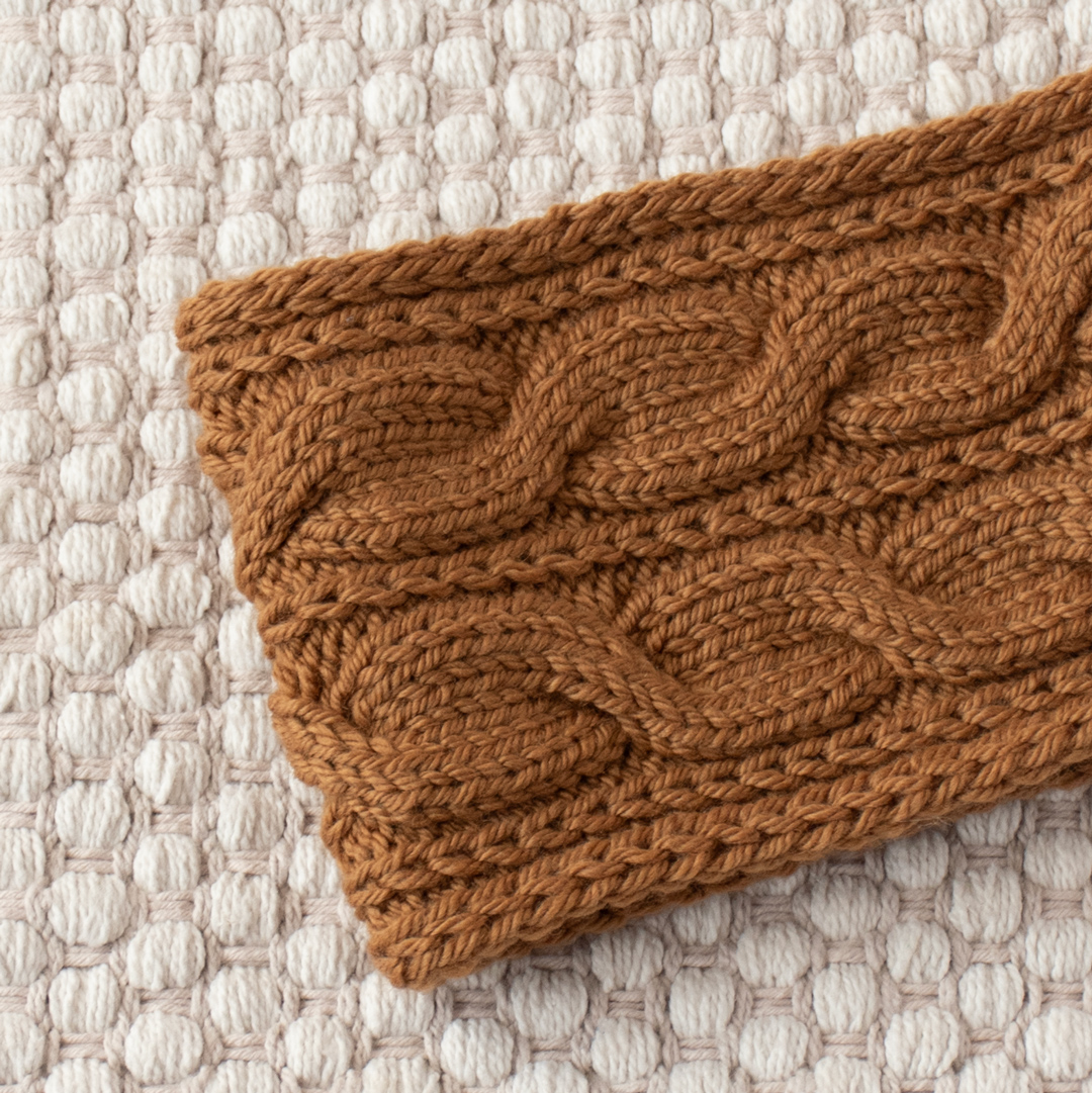 Twisted Branches Headband knitting pattern