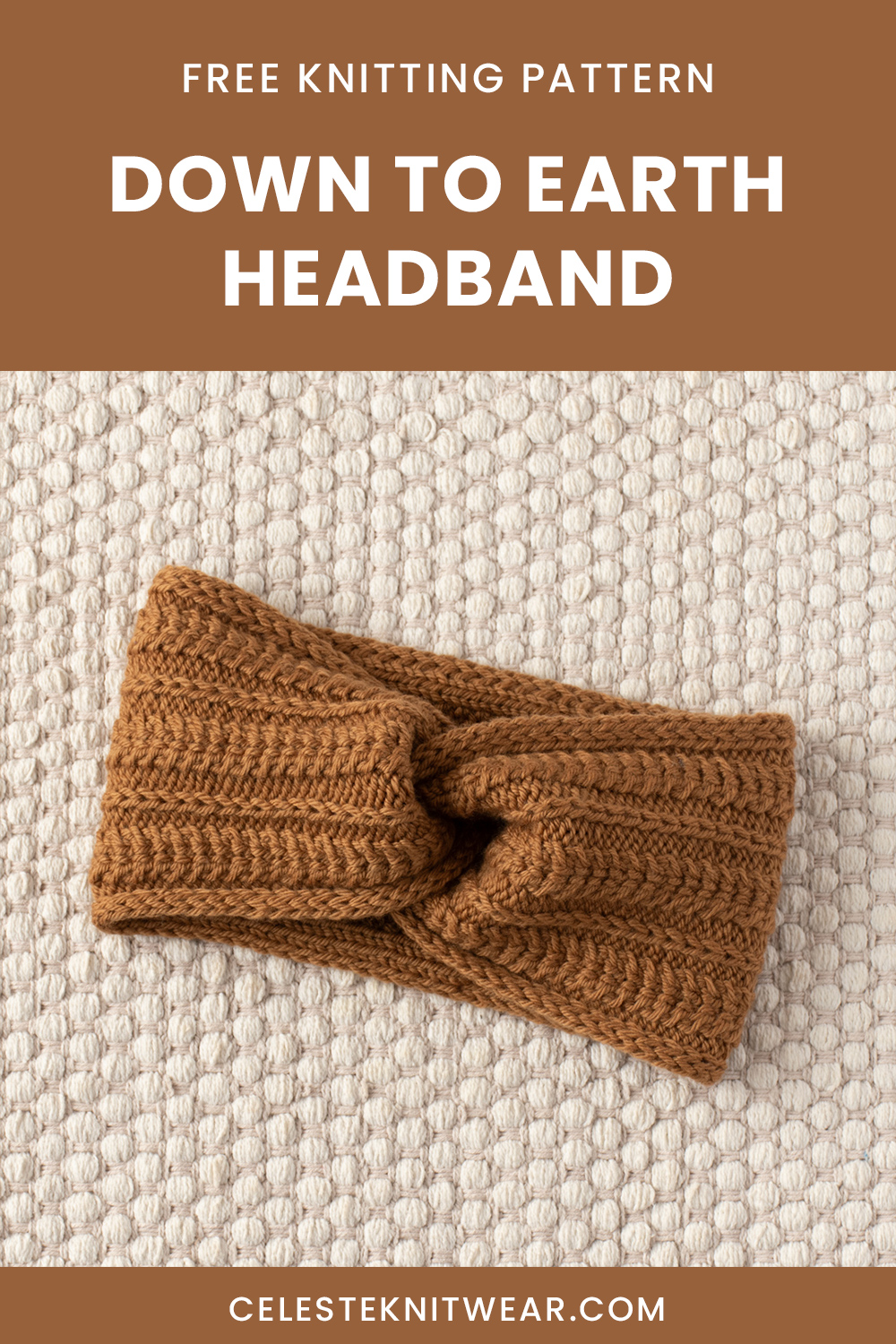 Back to Earth Headband knitting pattern