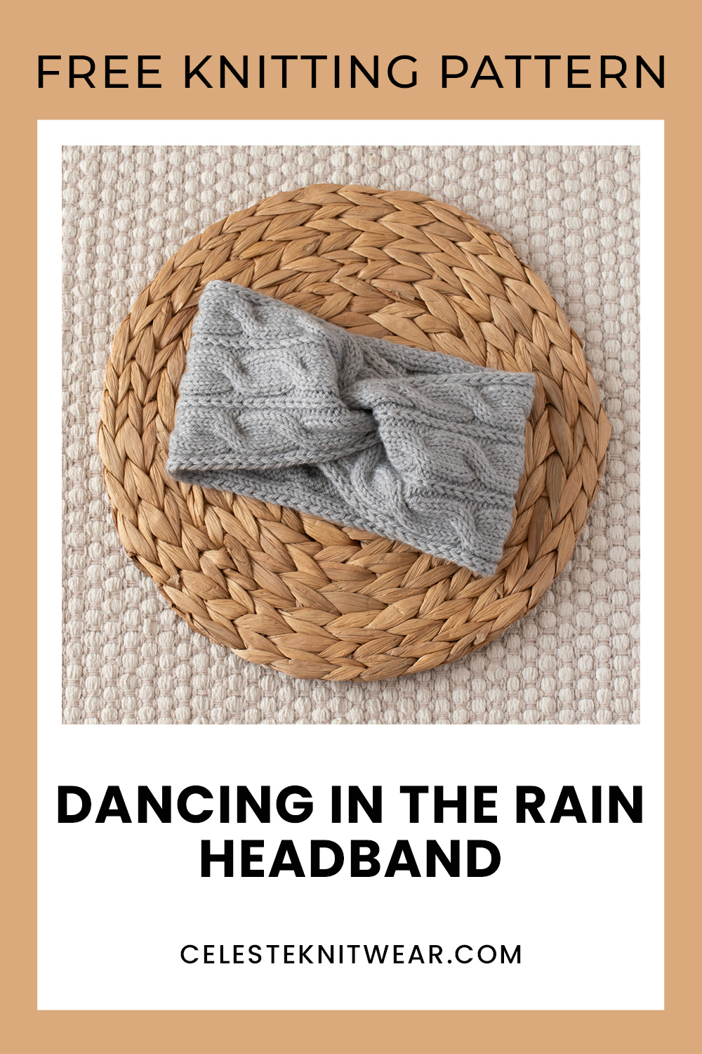 Dancing in the Rain Headband knitting pattern
