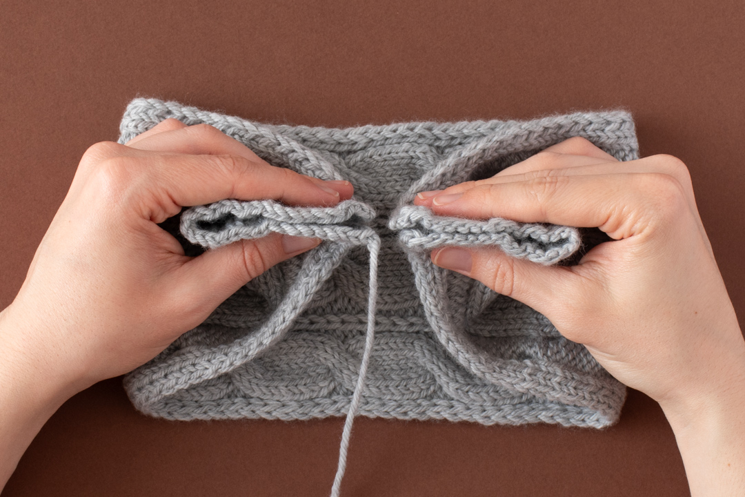 Dancing in the Rain Headband knitting pattern