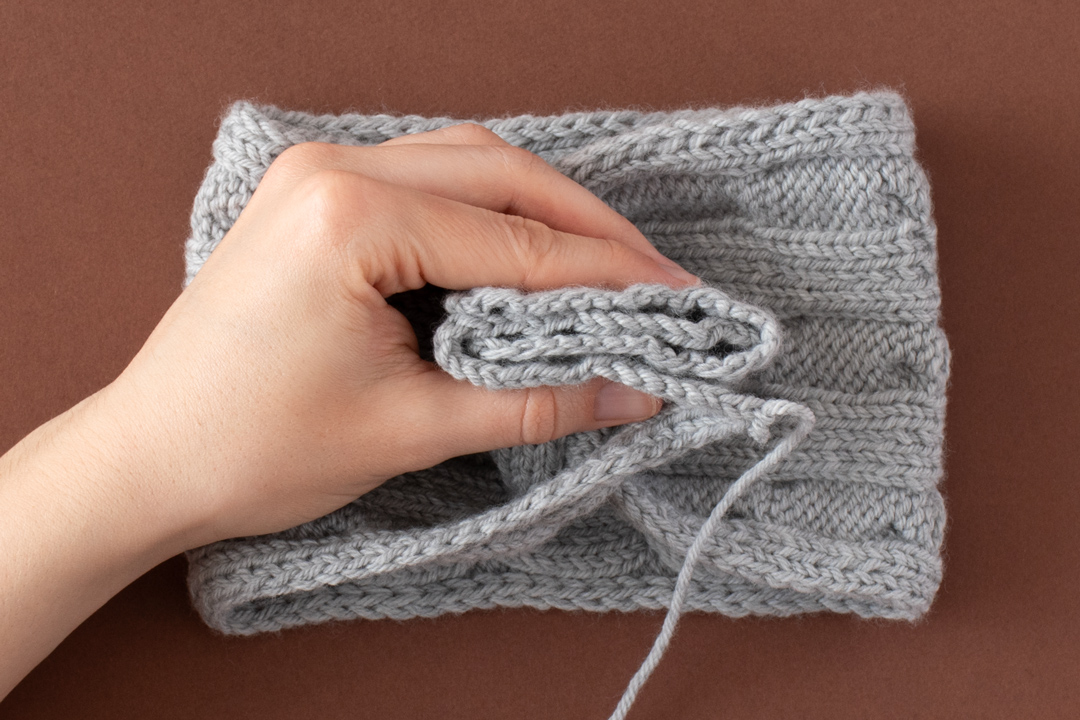 Dancing in the Rain Headband knitting pattern