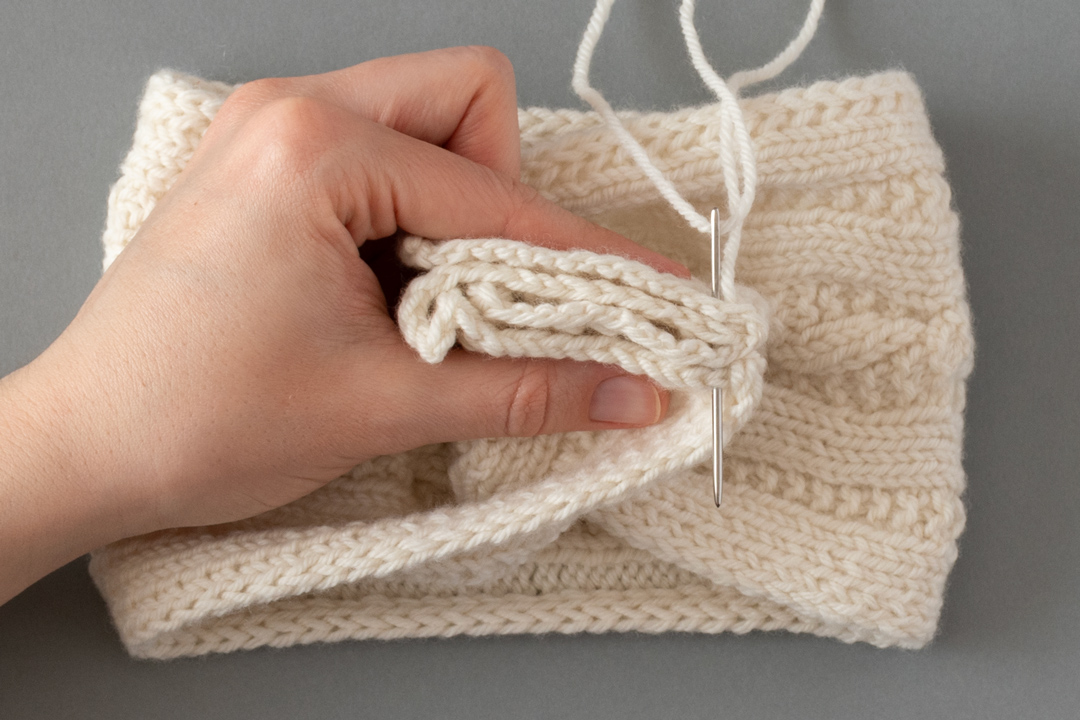 Ice Queen Headband knitting pattern