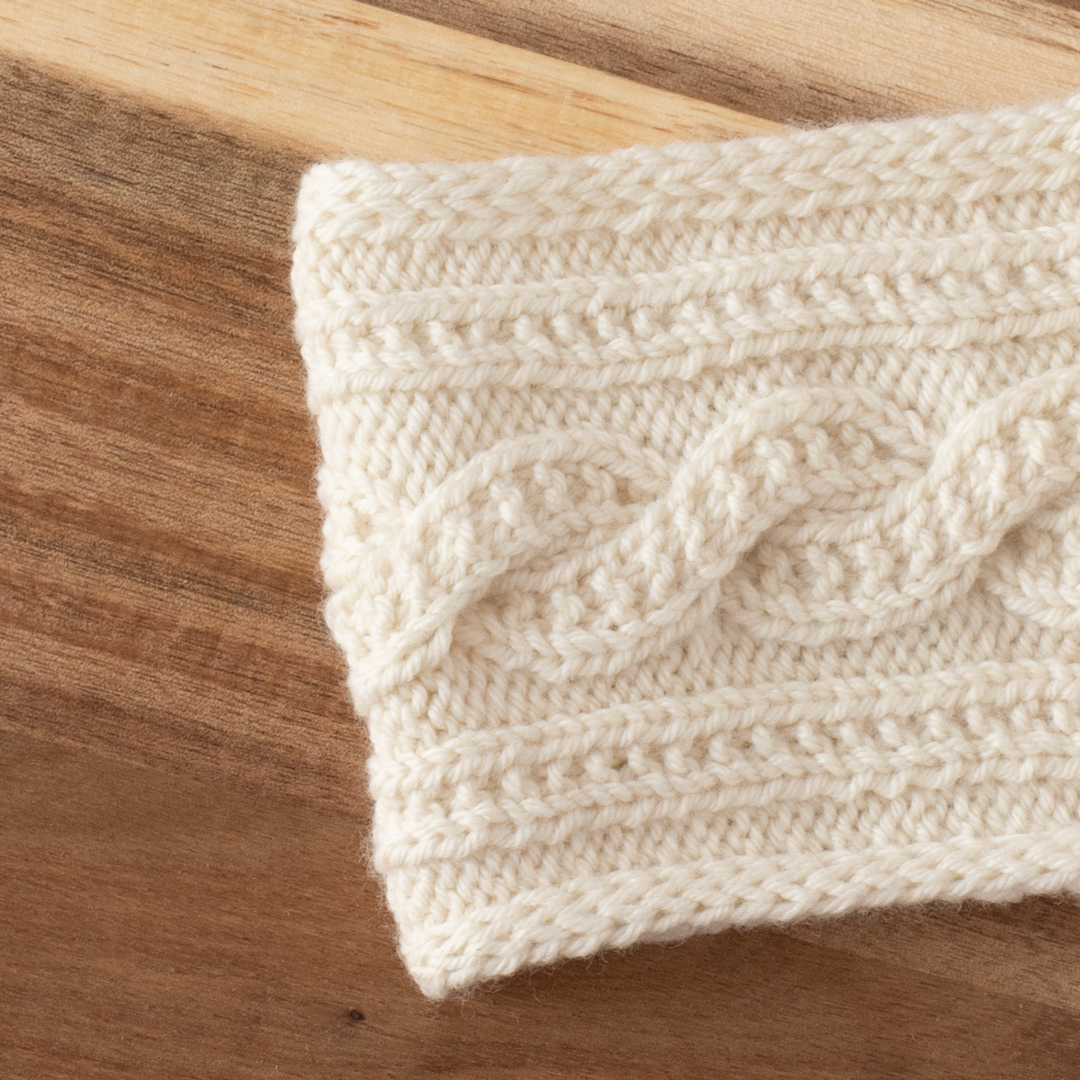Ice Queen Headband knitting pattern
