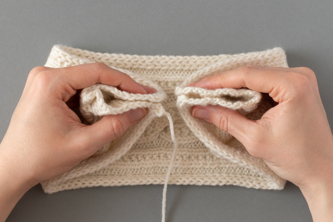 Ice Queen Headband knitting pattern