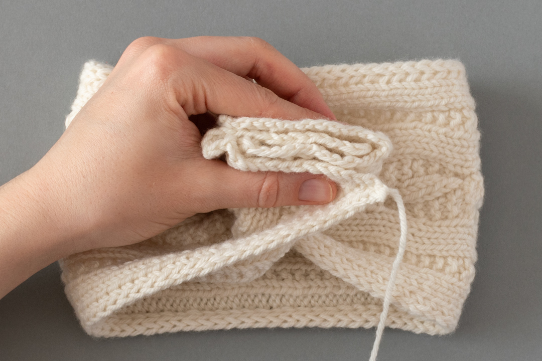 Ice Queen Headband knitting pattern